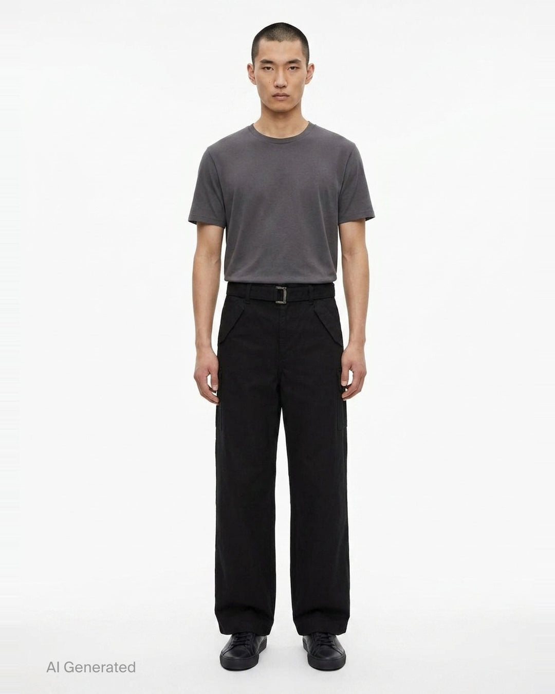 Cotton Nylon Oxford Pants | sacai | Club21 - front