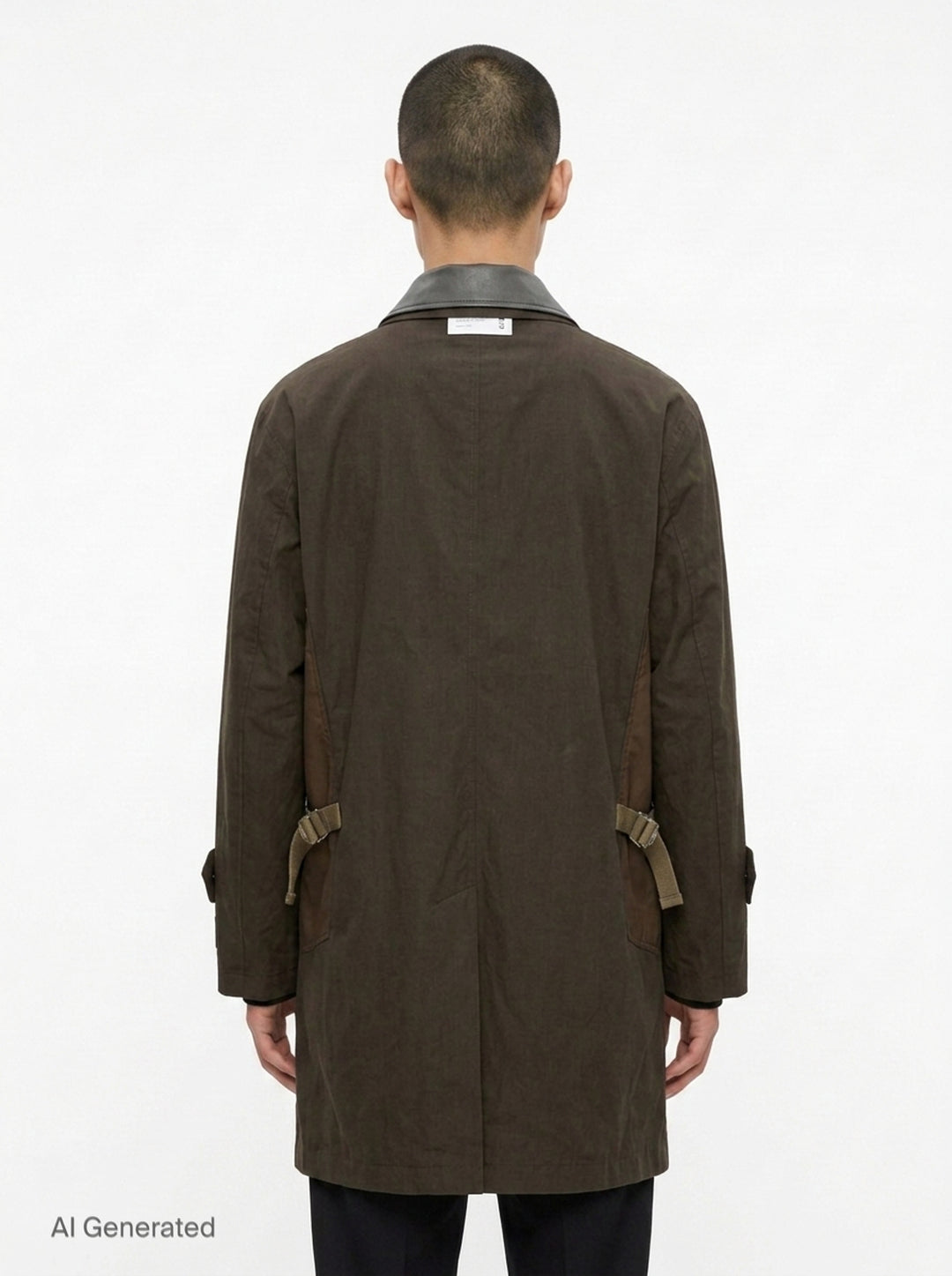 Cotton Typewriter Coat | sacai | Club21 - back