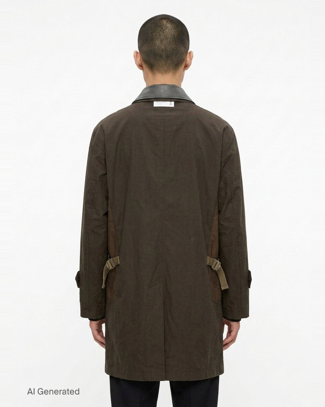 Cotton Typewriter Coat | sacai | Club21 - back