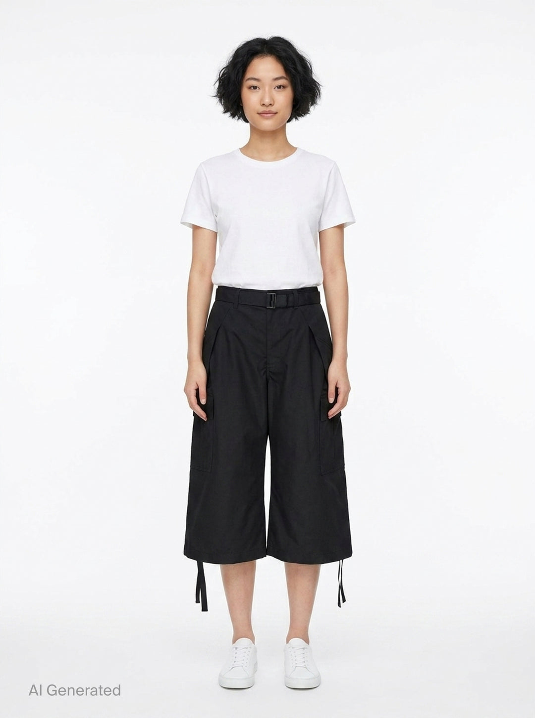 Cotton Weather Cargo Shorts | sacai | Club21 - front