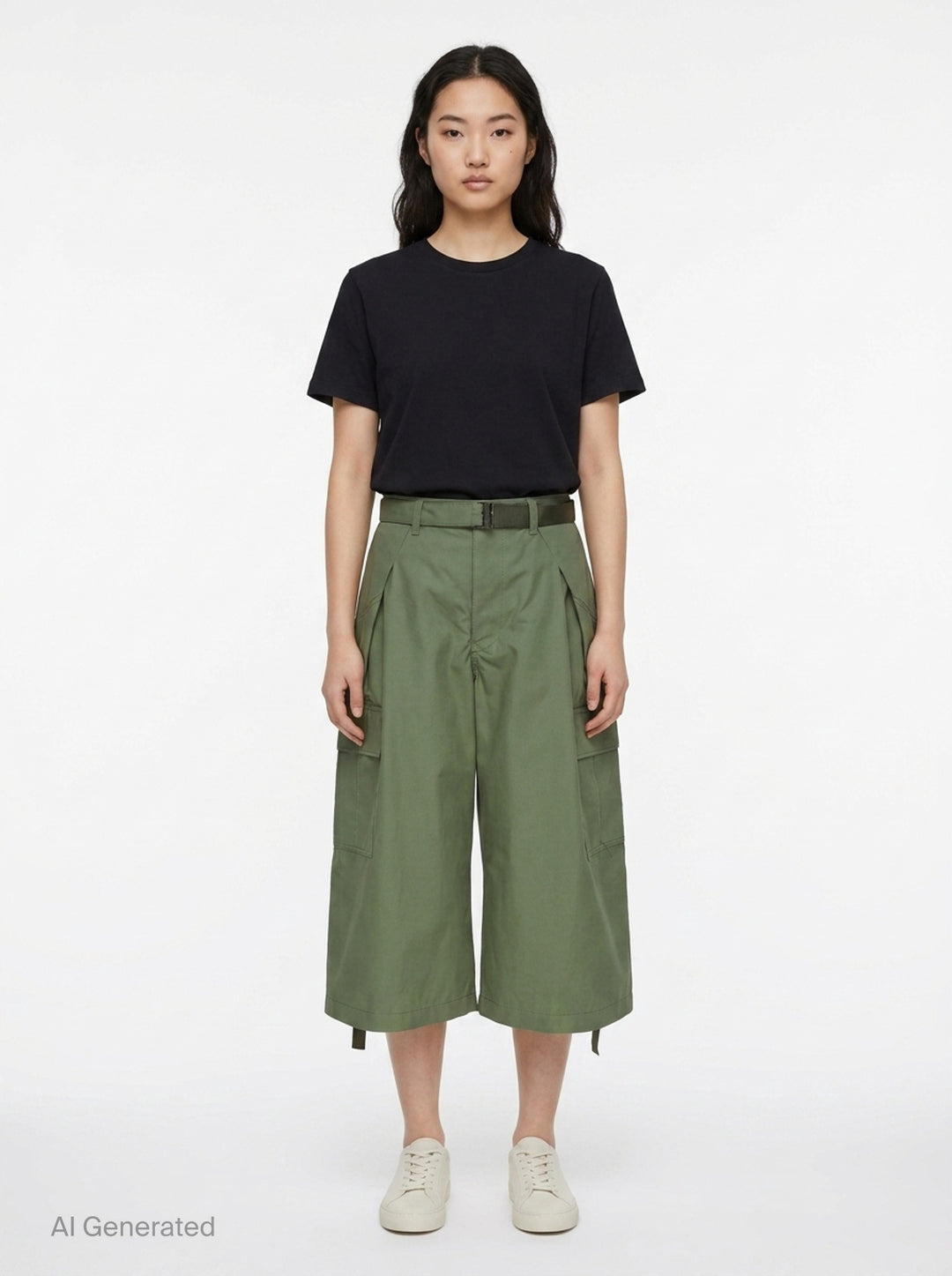 Cotton Weather Cargo Shorts | sacai | Club21 - front