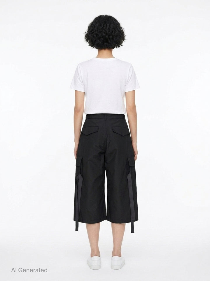 Cotton Weather Cargo Shorts | sacai | Club21 - back