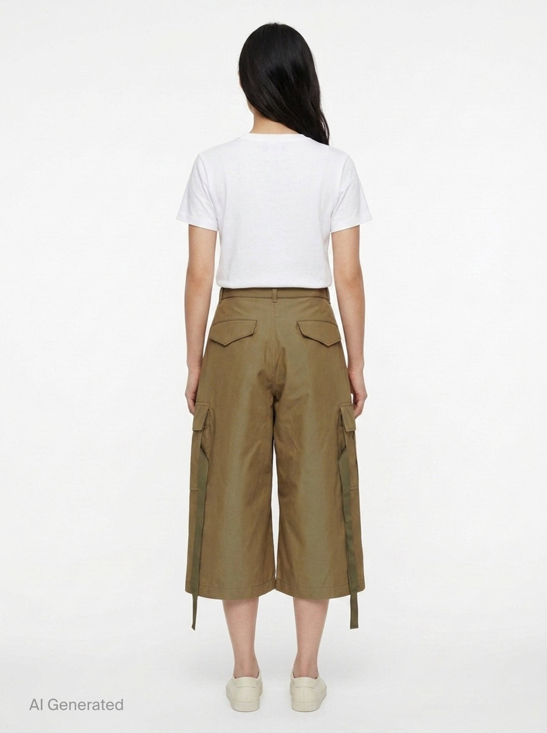 Cotton Weather Cargo Shorts | sacai | Club21 - back