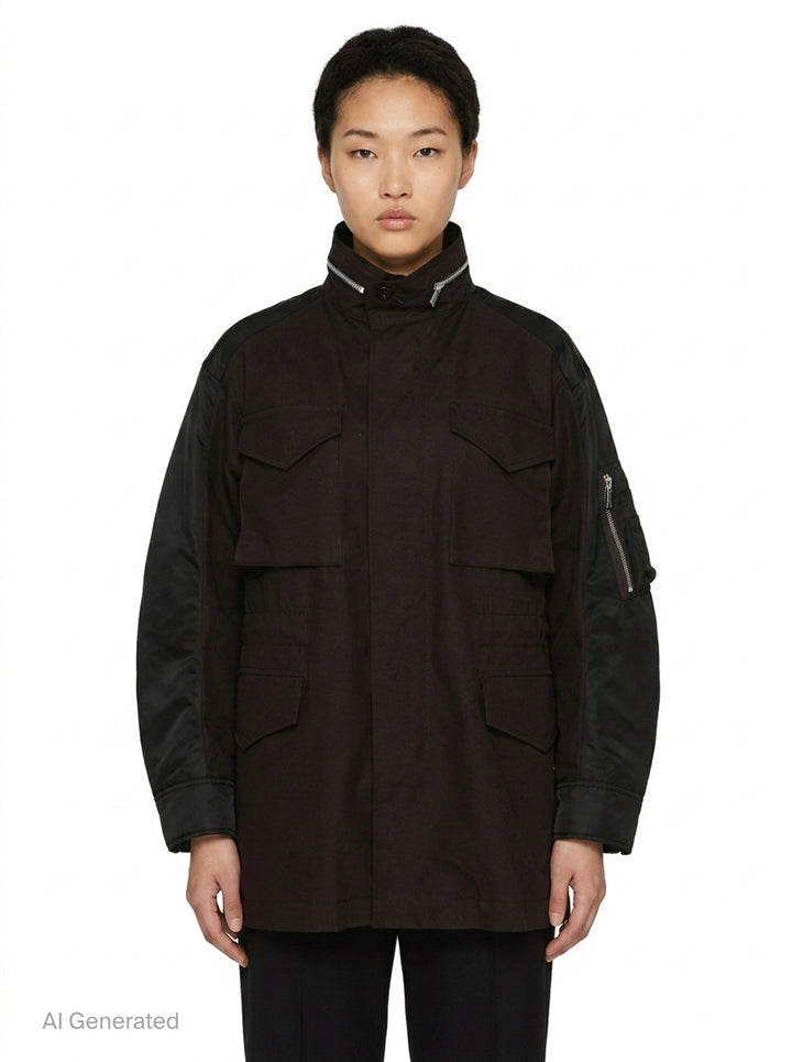 Cotton Weather Jacket | sacai | Club21 - front