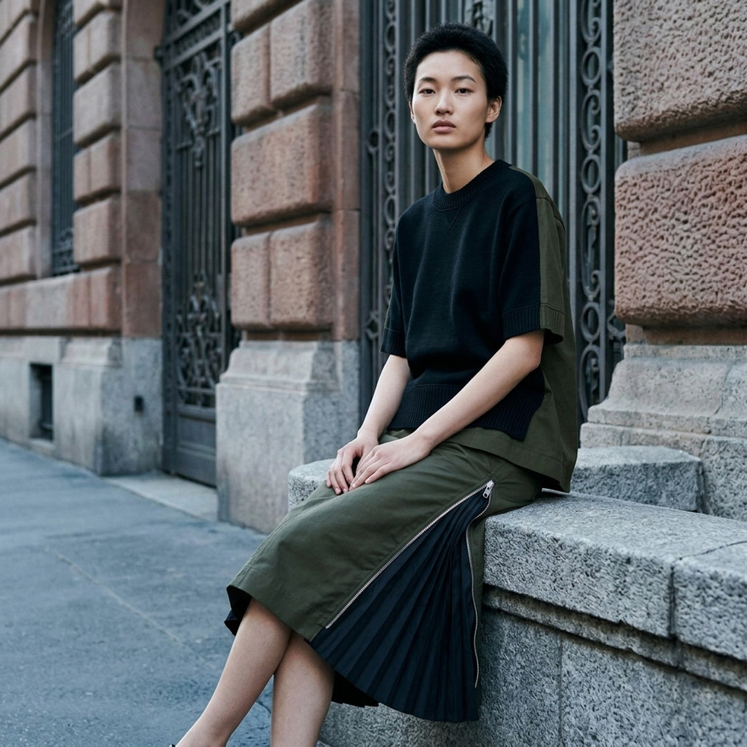 Cotton Weather Midi Skirt | sacai | Club21 - lifestyle