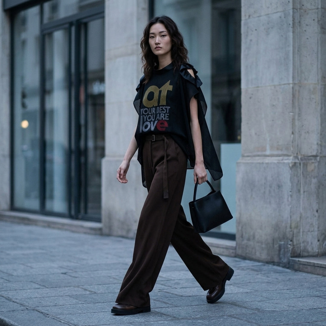 Crepe Back Satin Pants | sacai | Club21 - lifestyle