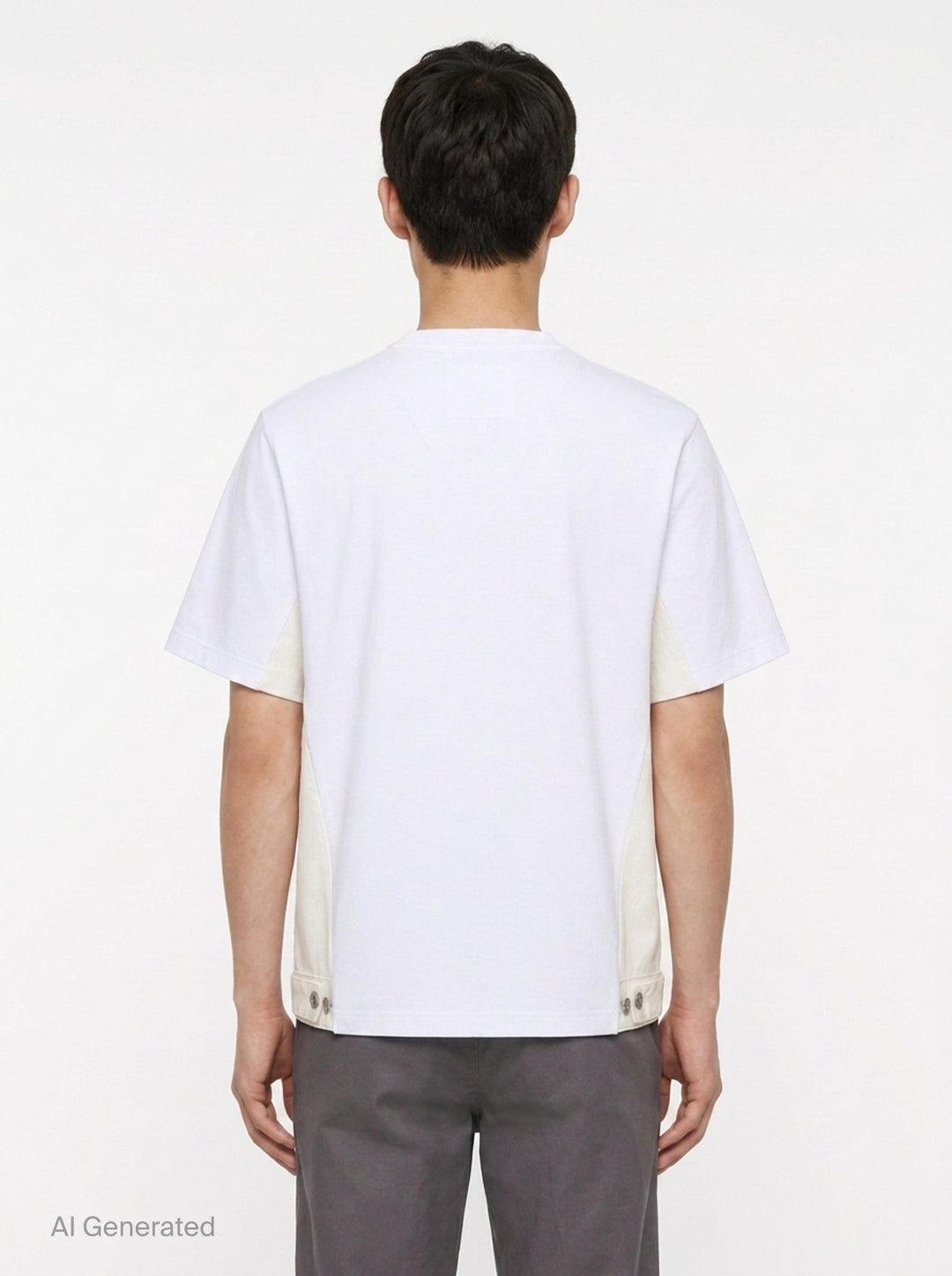 Denim x Cotton Jersey Tee | sacai | Club21 - back