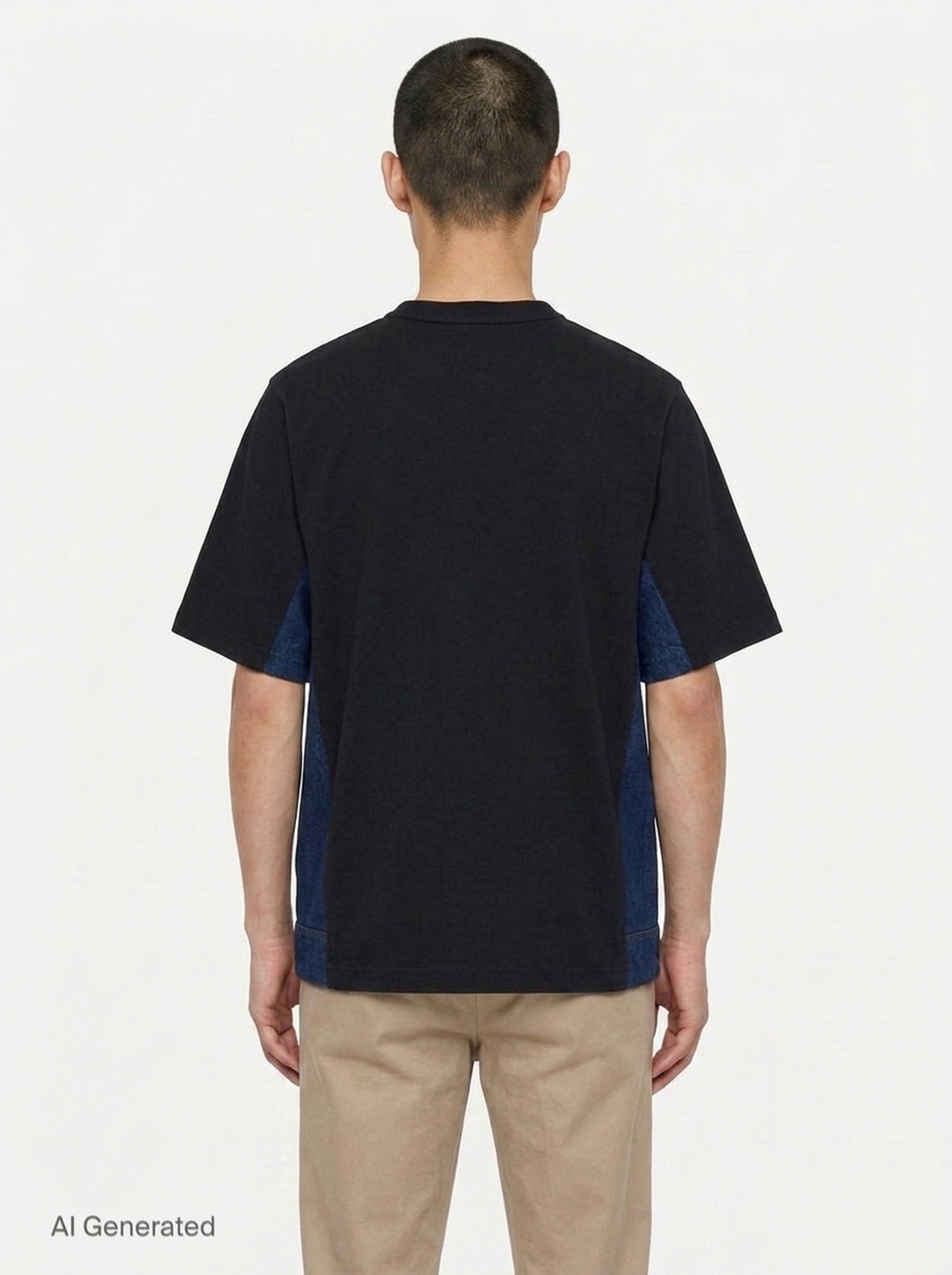 Denim x Cotton Jersey Tee | sacai | Club21 - back