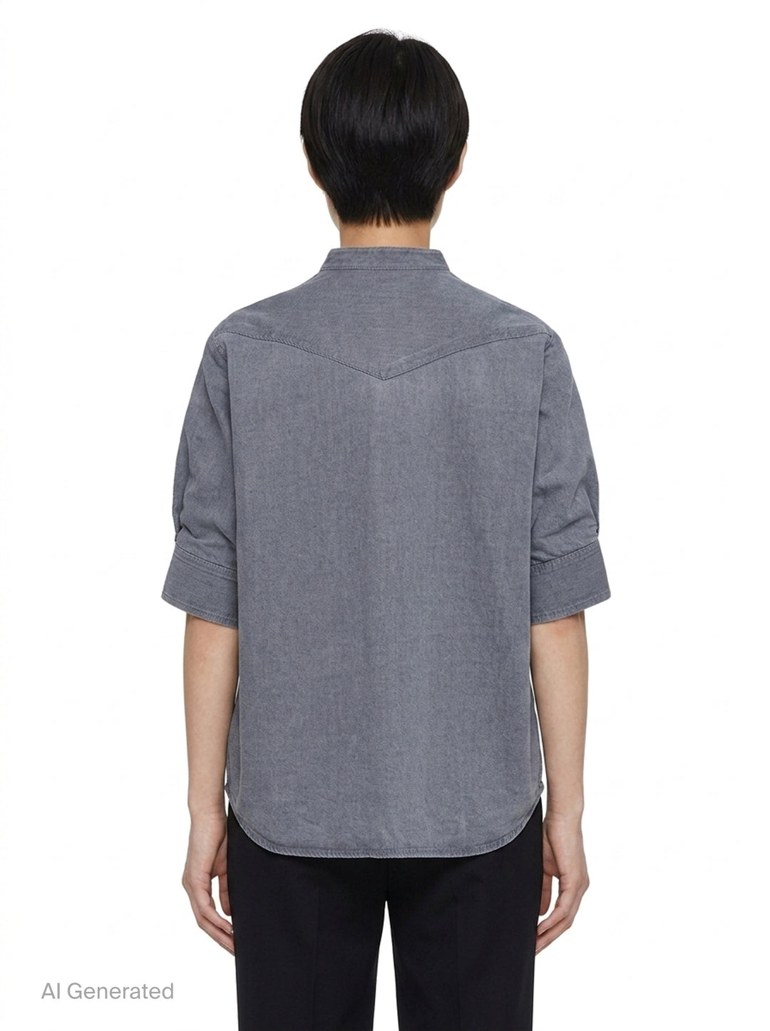 Denim x Knit Pullover | sacai | Club21 - back