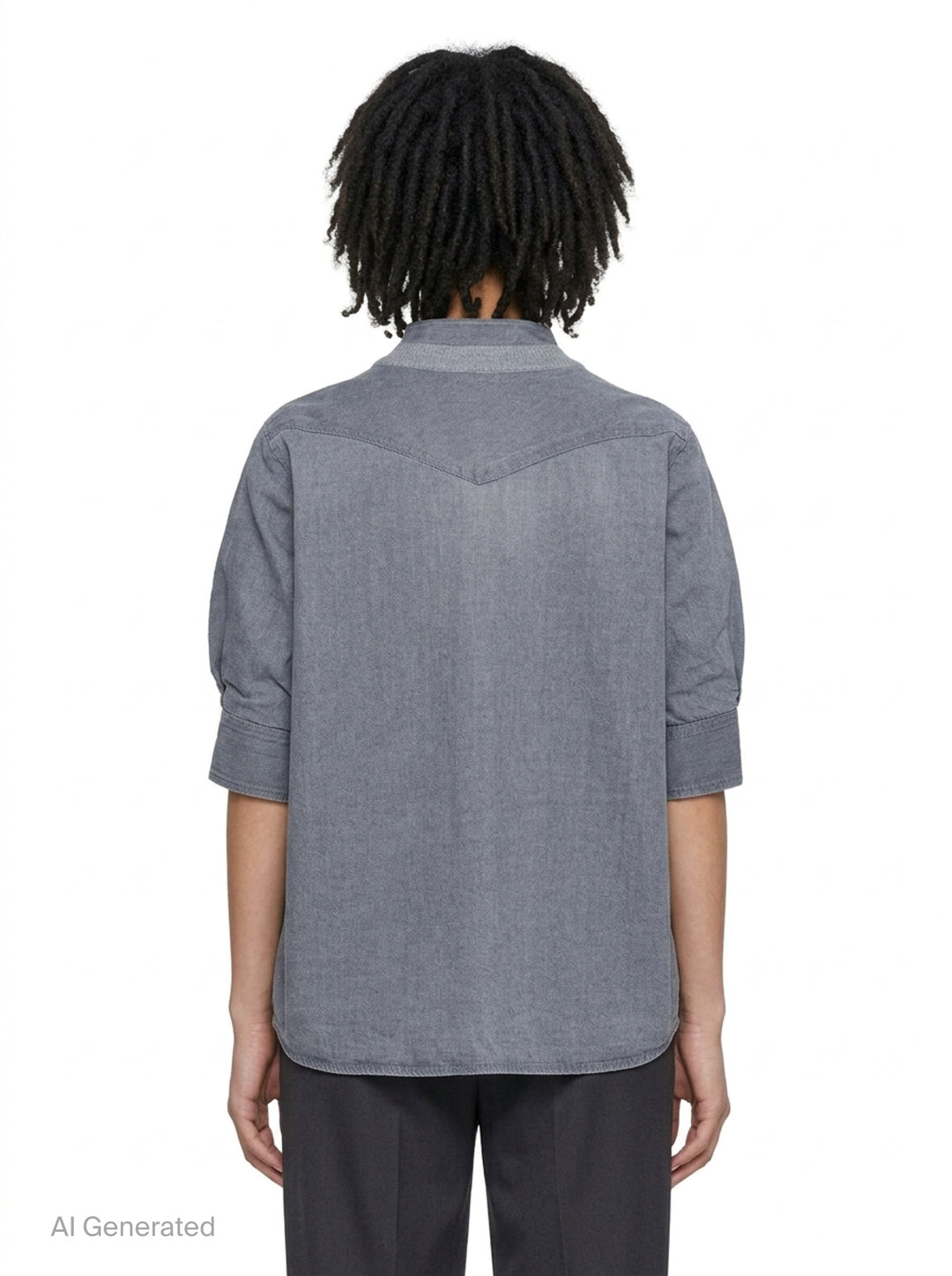 Denim x Knit Pullover | sacai | Club21 - back