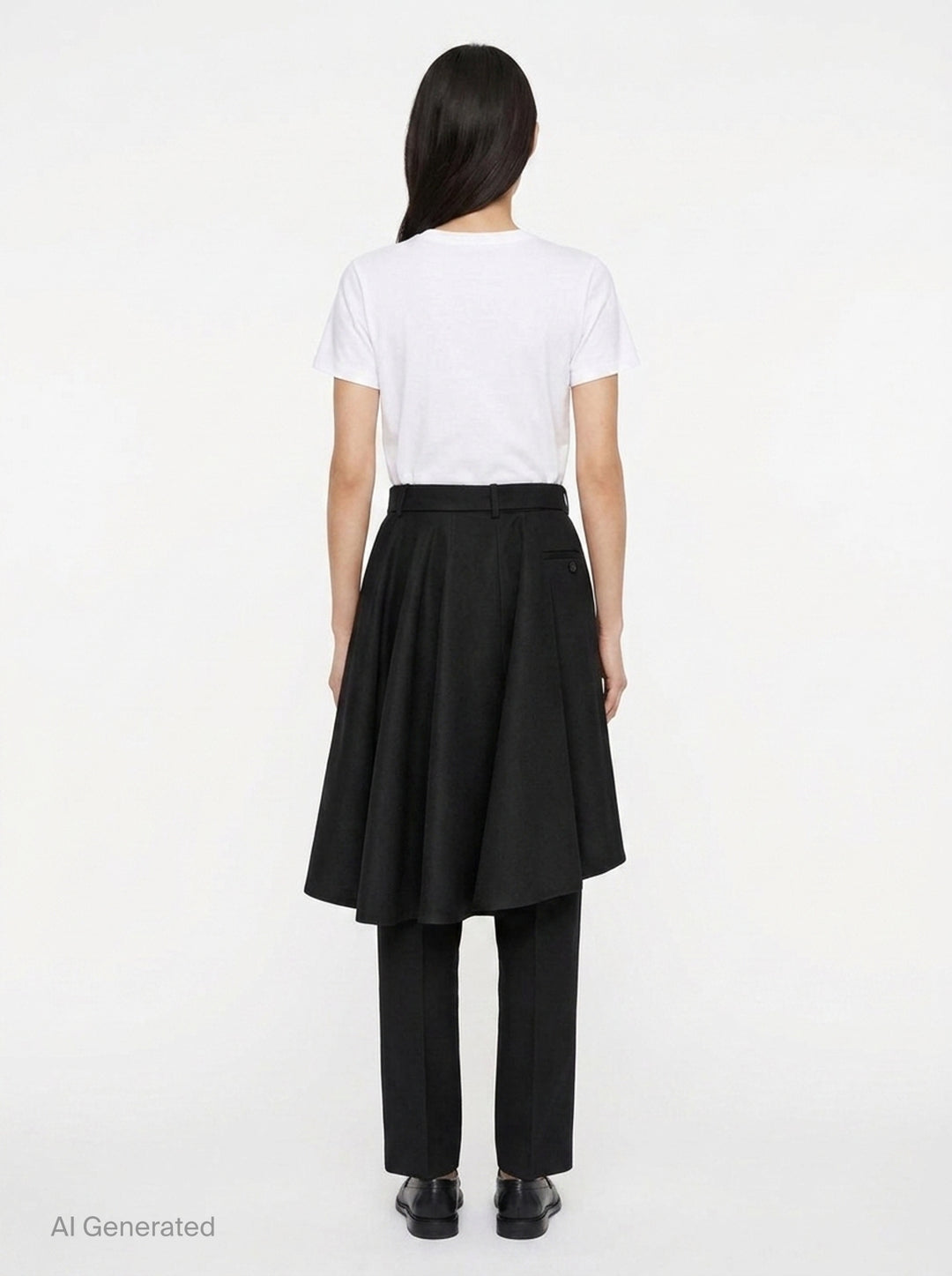 Double-Faced Silk Cotton Pants | sacai | Club21 - back