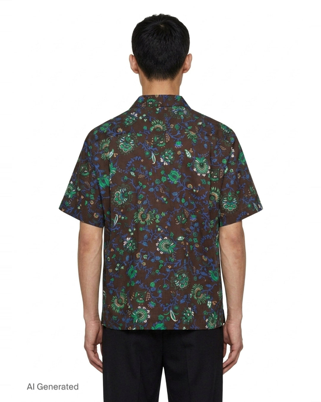 Floral Print Short Sleeve Shirt | sacai | Club21 - back