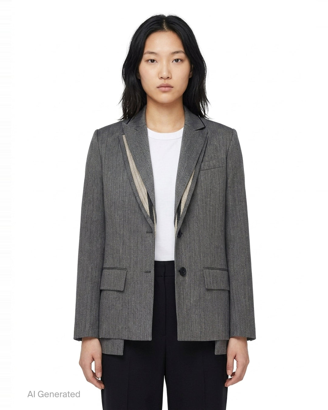 Herringbone Suiting Jacket | sacai | Club21 - front