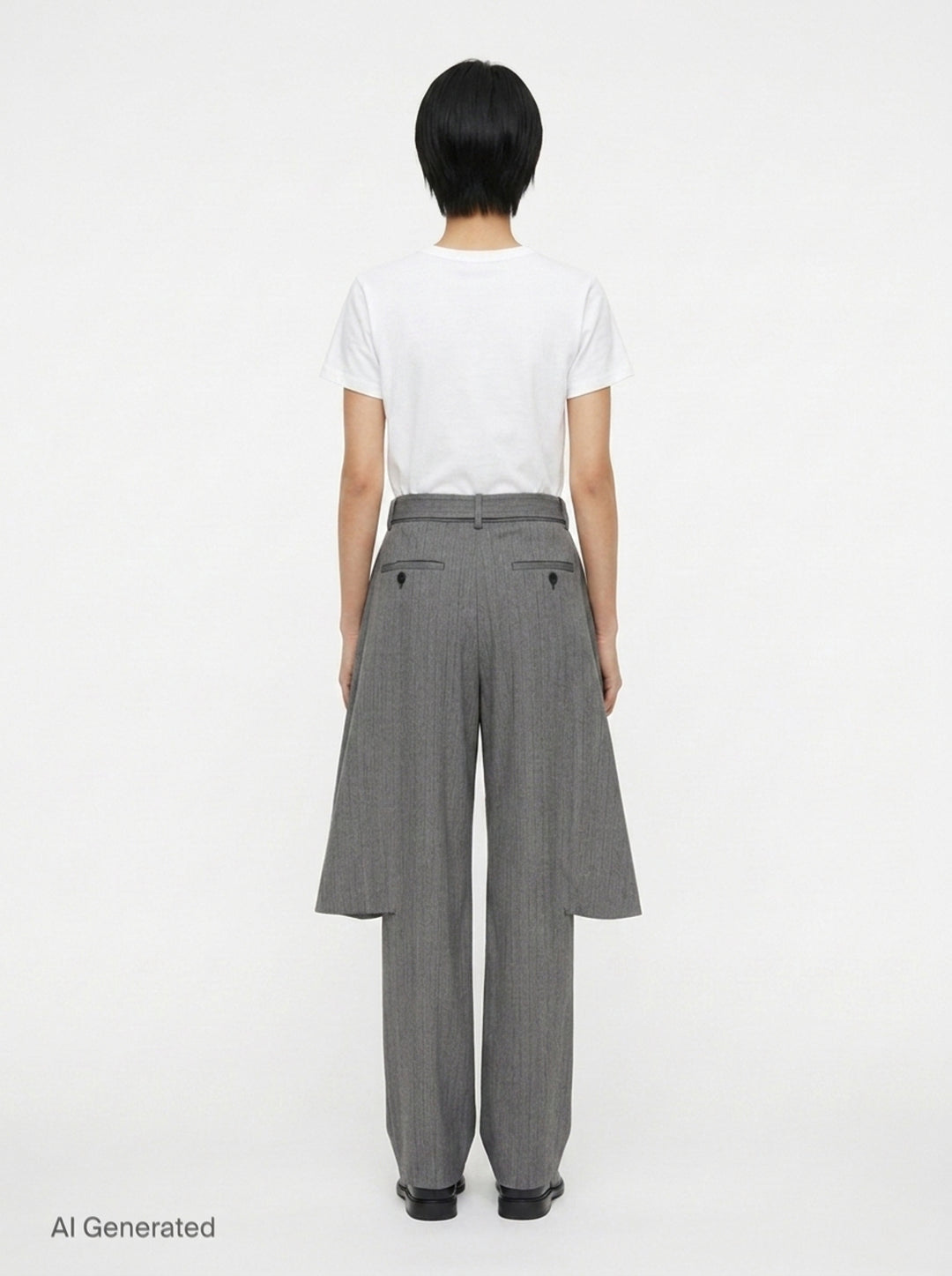 Herringbone Suiting Pants | sacai | Club21 - back