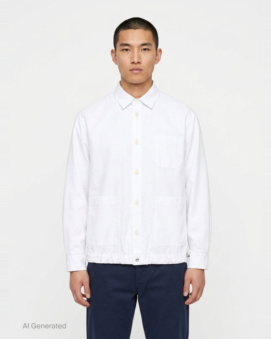 Long Sleeve Poplin Shirt | sacai | Club21 - front