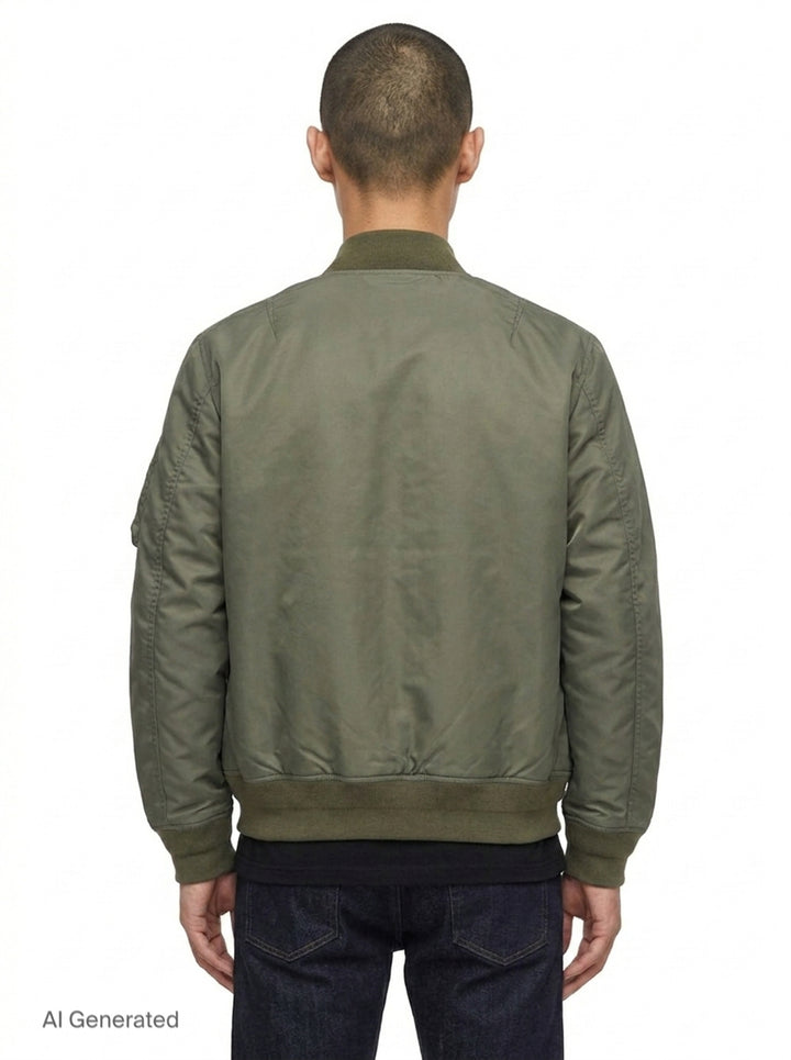 Nylon Twill Blouson Jacket | sacai | Club21 - back
