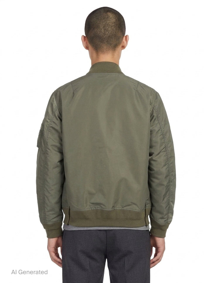 Nylon Twill Blouson Jacket | sacai | Club21 - back