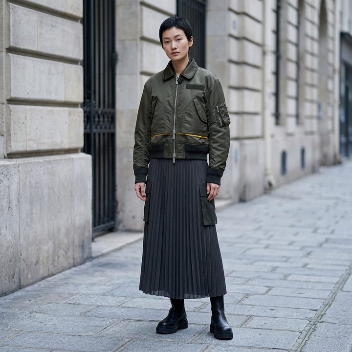 Nylon Twill Bomber Blouson | sacai | Club21 - lifestyle