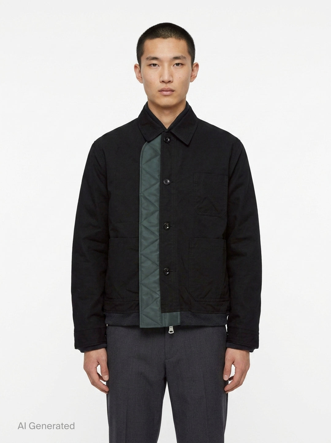 Nylon Twill Reversible Blouson | sacai | Club21 - front