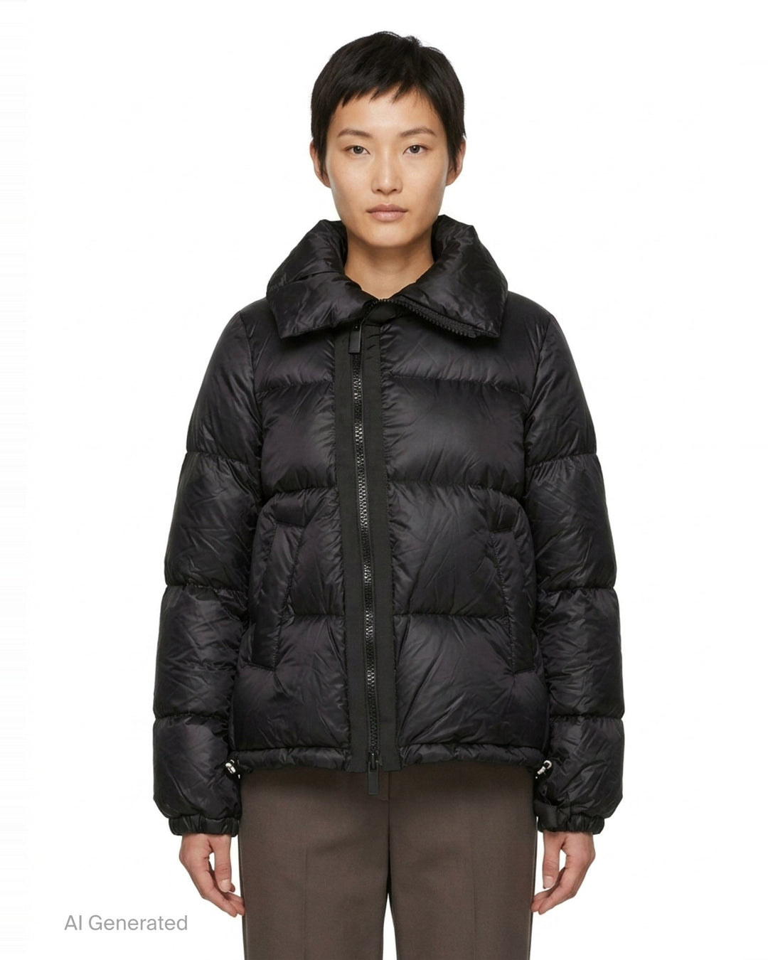 Oversized Down Puffer Jacket | sacai | Club21 - front