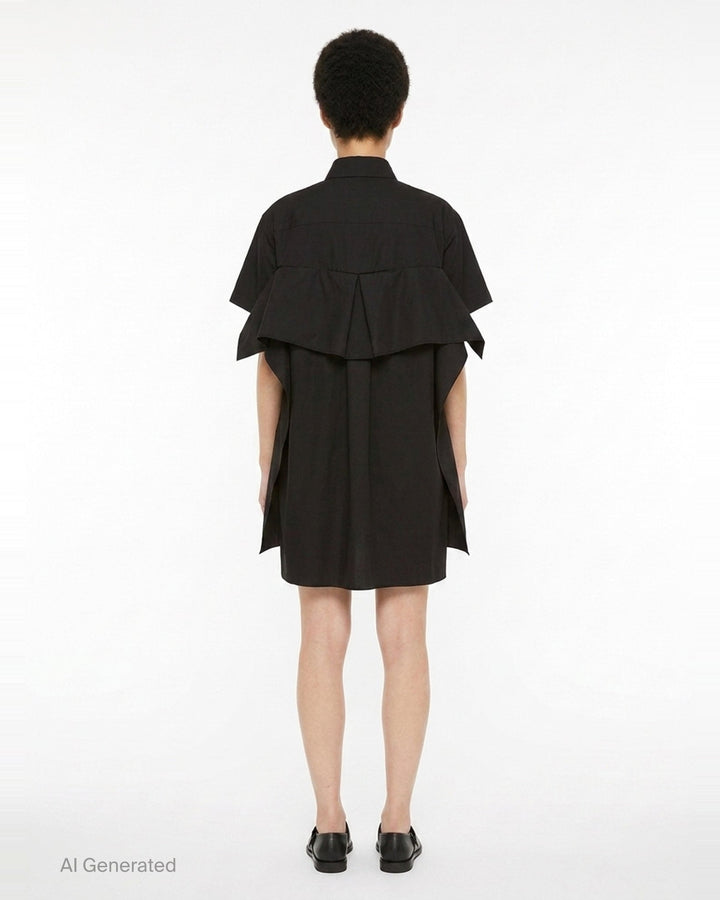 Poplin Bow Shirt Dress | sacai | Club21 - back
