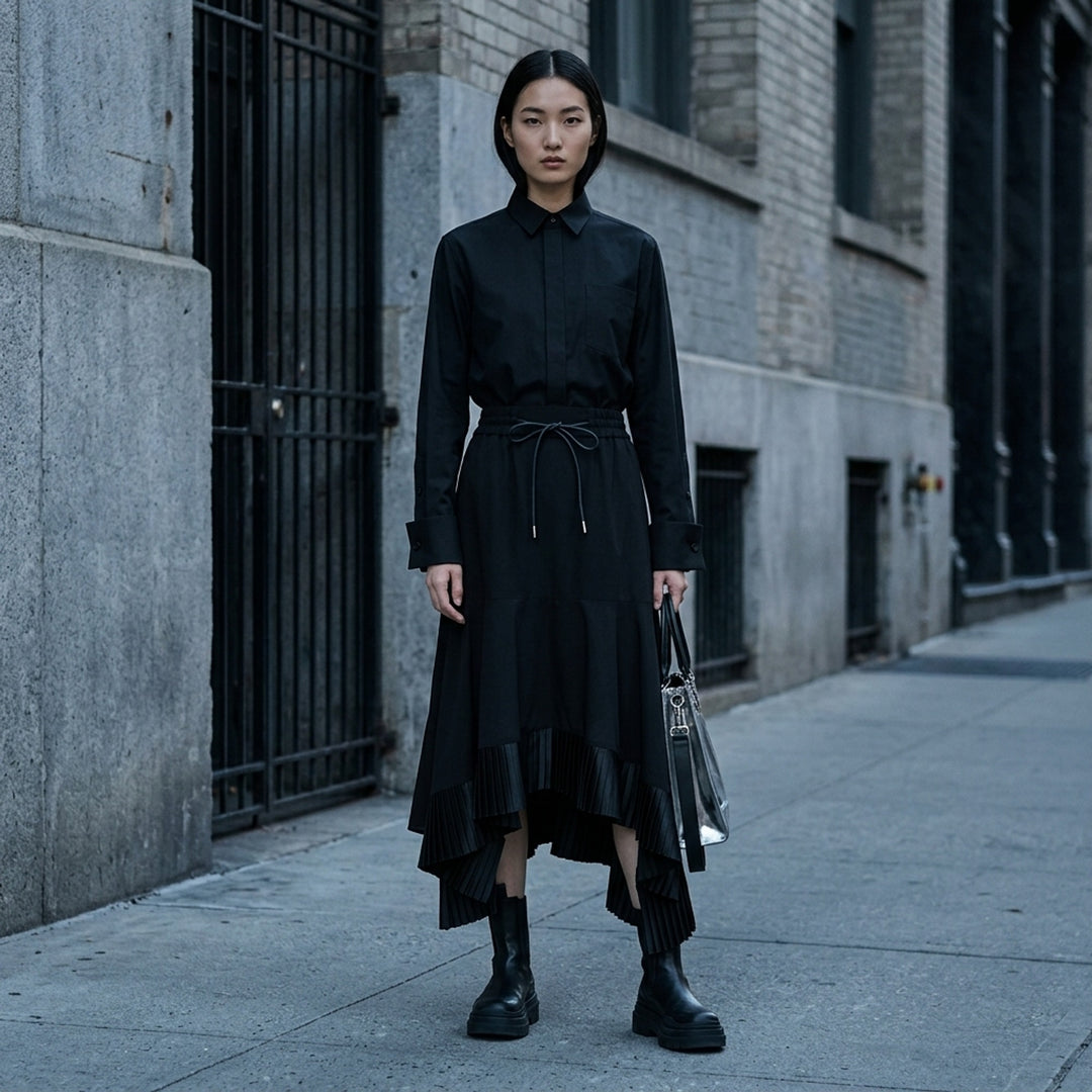 Poplin Long Sleeve Shirt | sacai | Club21 - lifestyle