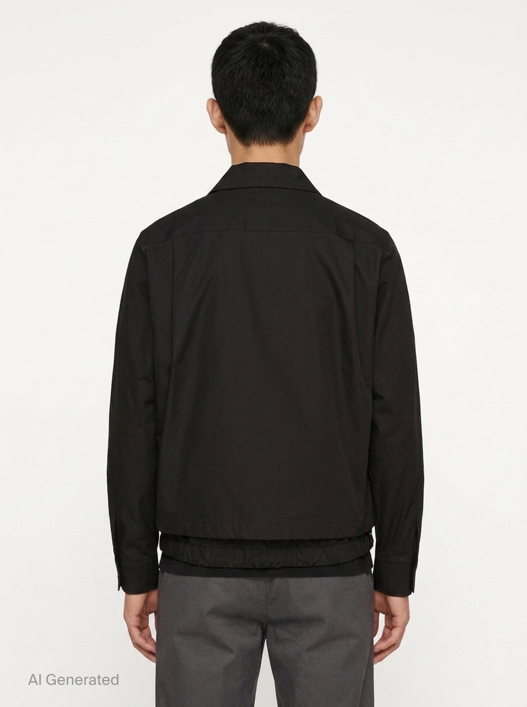 Poplin Long Sleeve Shirt | sacai | Club21 - back