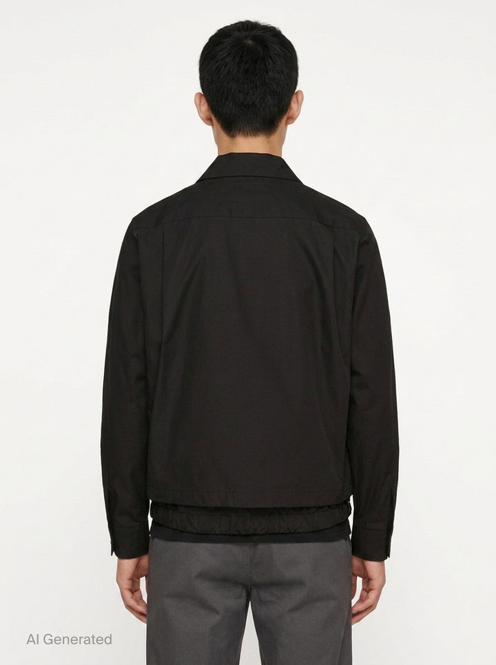 Poplin Long Sleeve Shirt | sacai | Club21 - back
