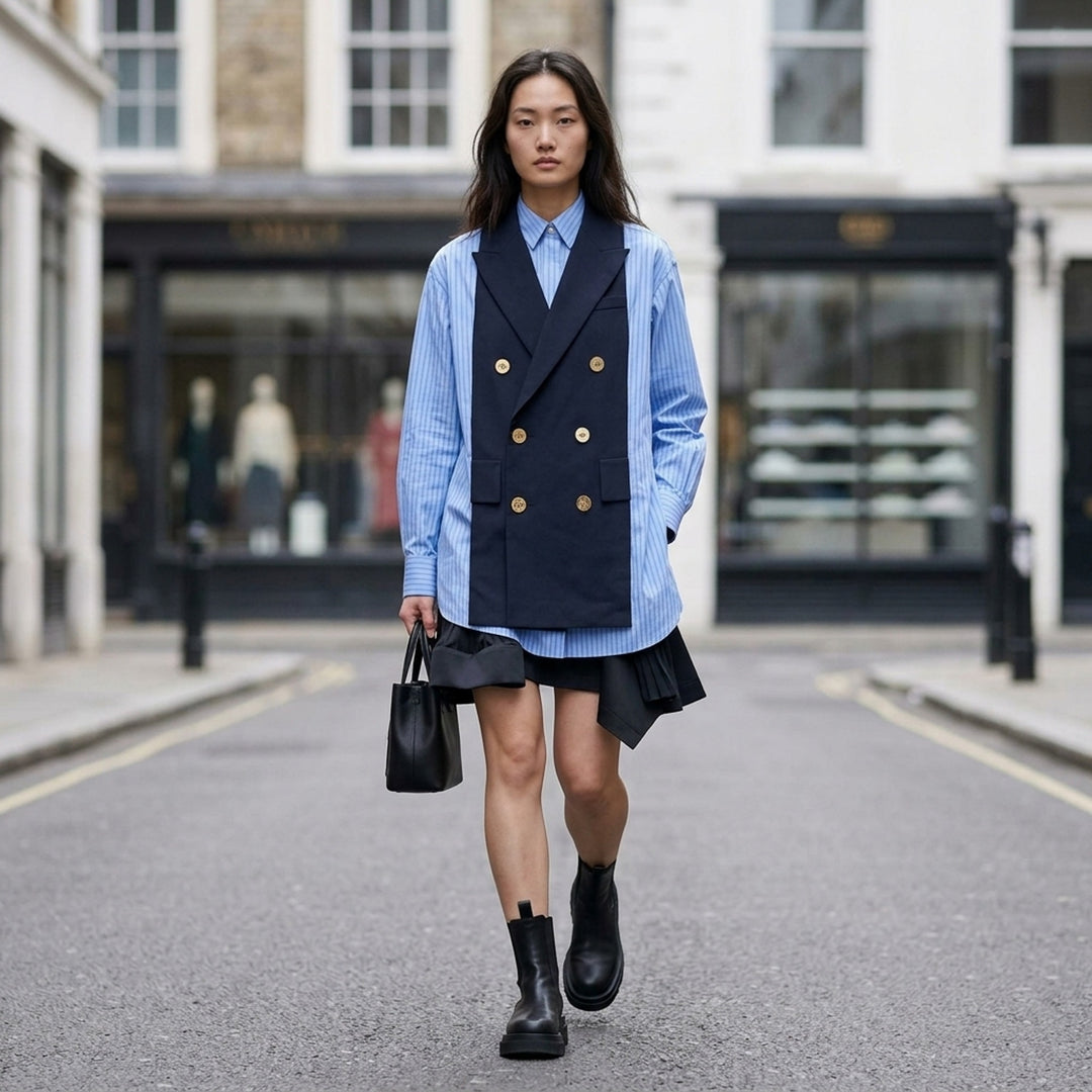 Poplin x Suiting Shirt | sacai | Club21 - lifestyle