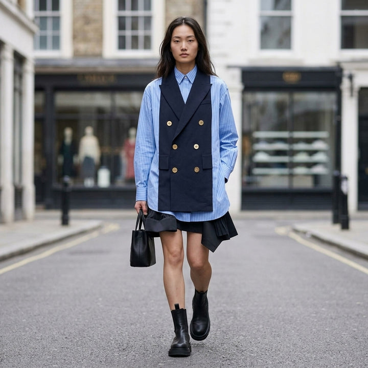 Poplin x Suiting Shirt | sacai | Club21 - lifestyle