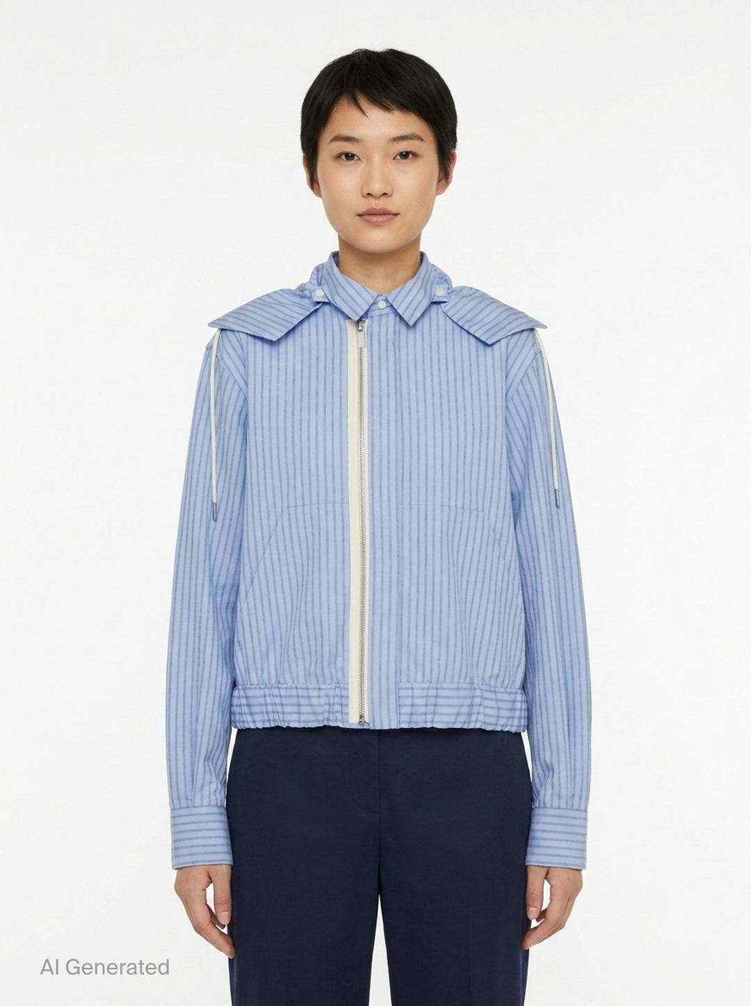 Poplin Zip-Up Jacket | sacai | Club21 - front