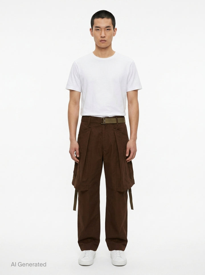 Rip Stop Cargo Pants | sacai | Club21 - front