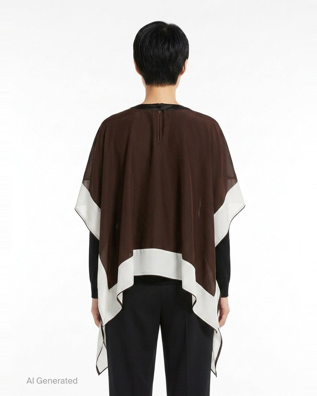 Satin Cotton Jersey Top | sacai | Club21 - back