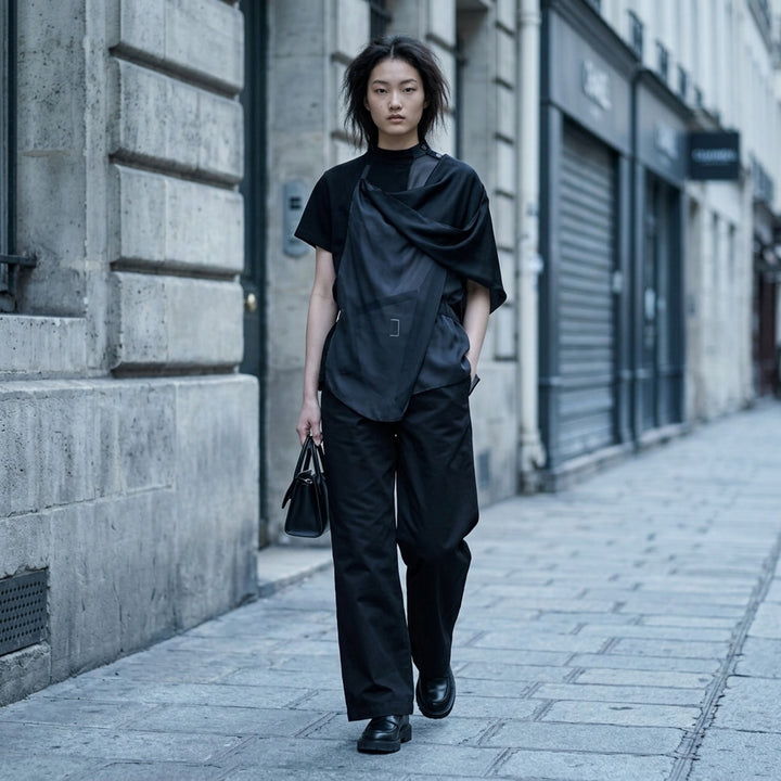Satin x Cotton Jersey Tee | sacai | Club21 - lifestyle