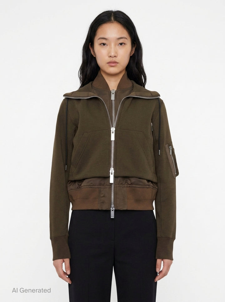 Sponge Sweat Bomber Jacket | sacai | Club21 - front