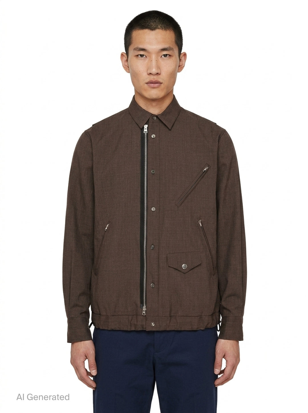 Suiting Blouson Jacket | sacai | Club21 - front
