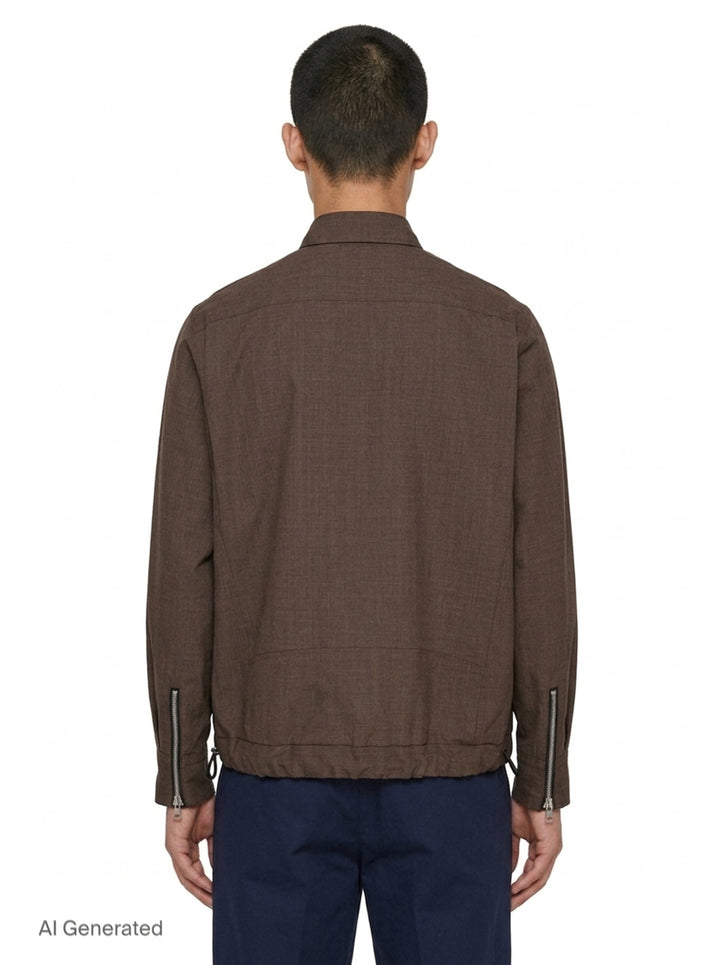 Suiting Blouson Jacket | sacai | Club21 - back