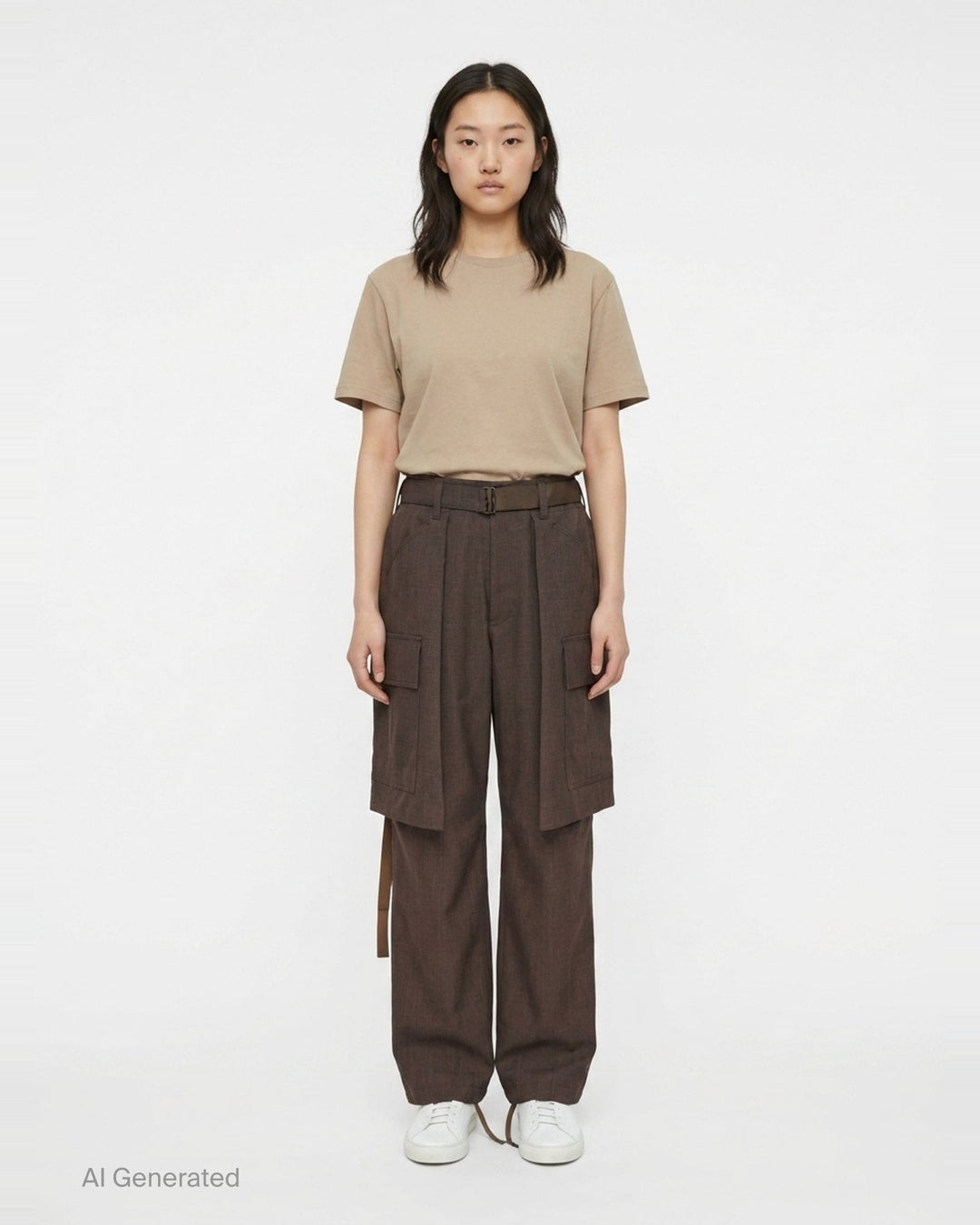 Suiting Cargo Pants | sacai | Club21 - front