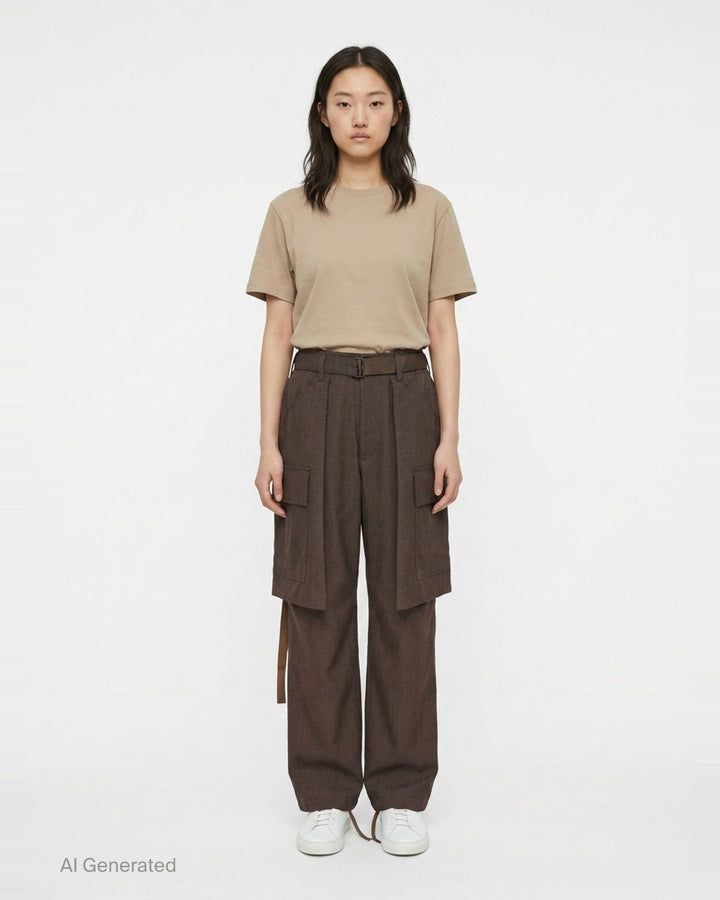 Suiting Cargo Pants | sacai | Club21 - front
