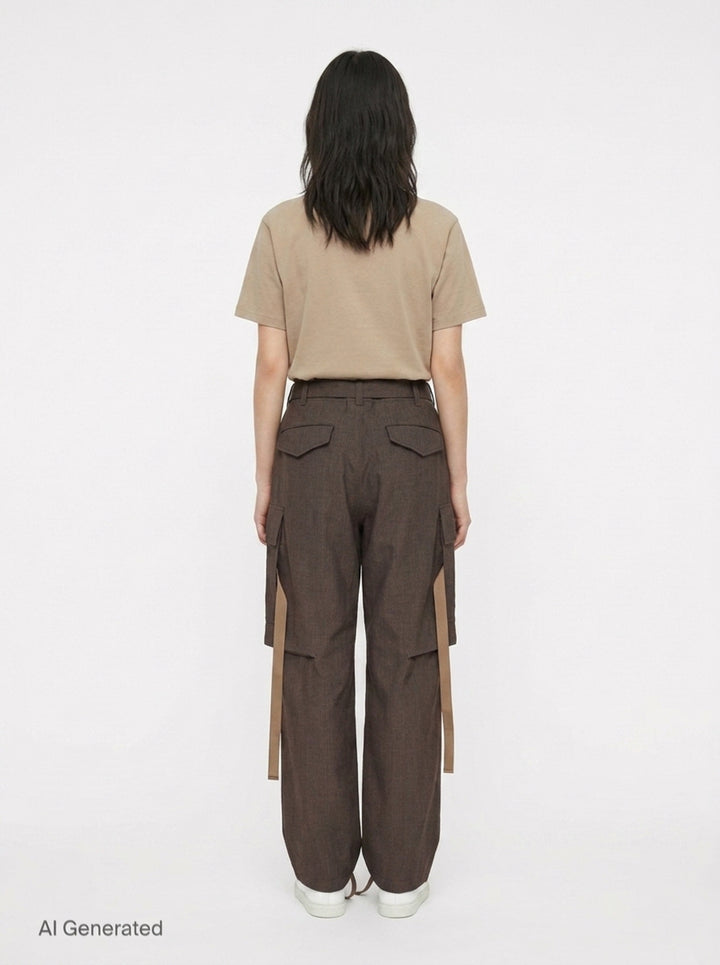 Suiting Cargo Pants | sacai | Club21 - back