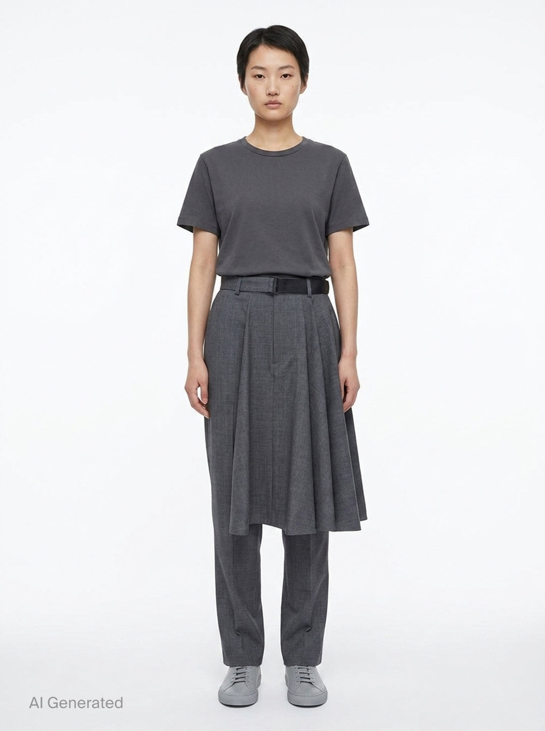 Suiting Skirt-Overlay Pants | sacai | Club21 - front