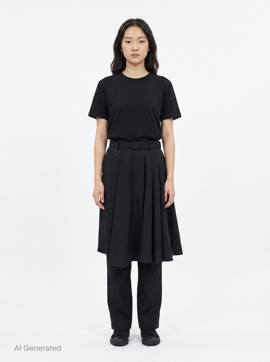 Suiting Skirt-Overlay Pants | sacai | Club21 - front