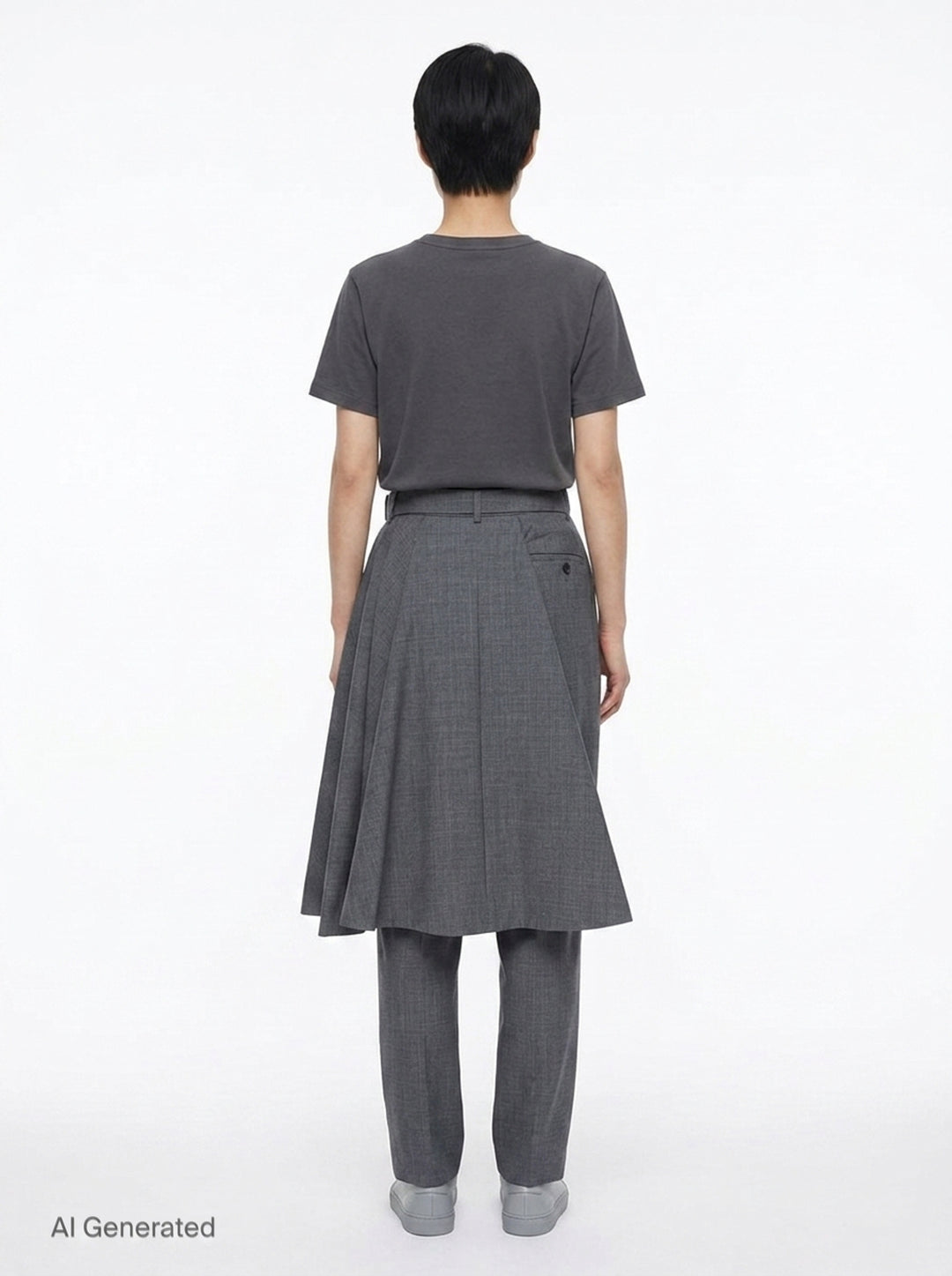 Suiting Skirt-Overlay Pants | sacai | Club21 - back
