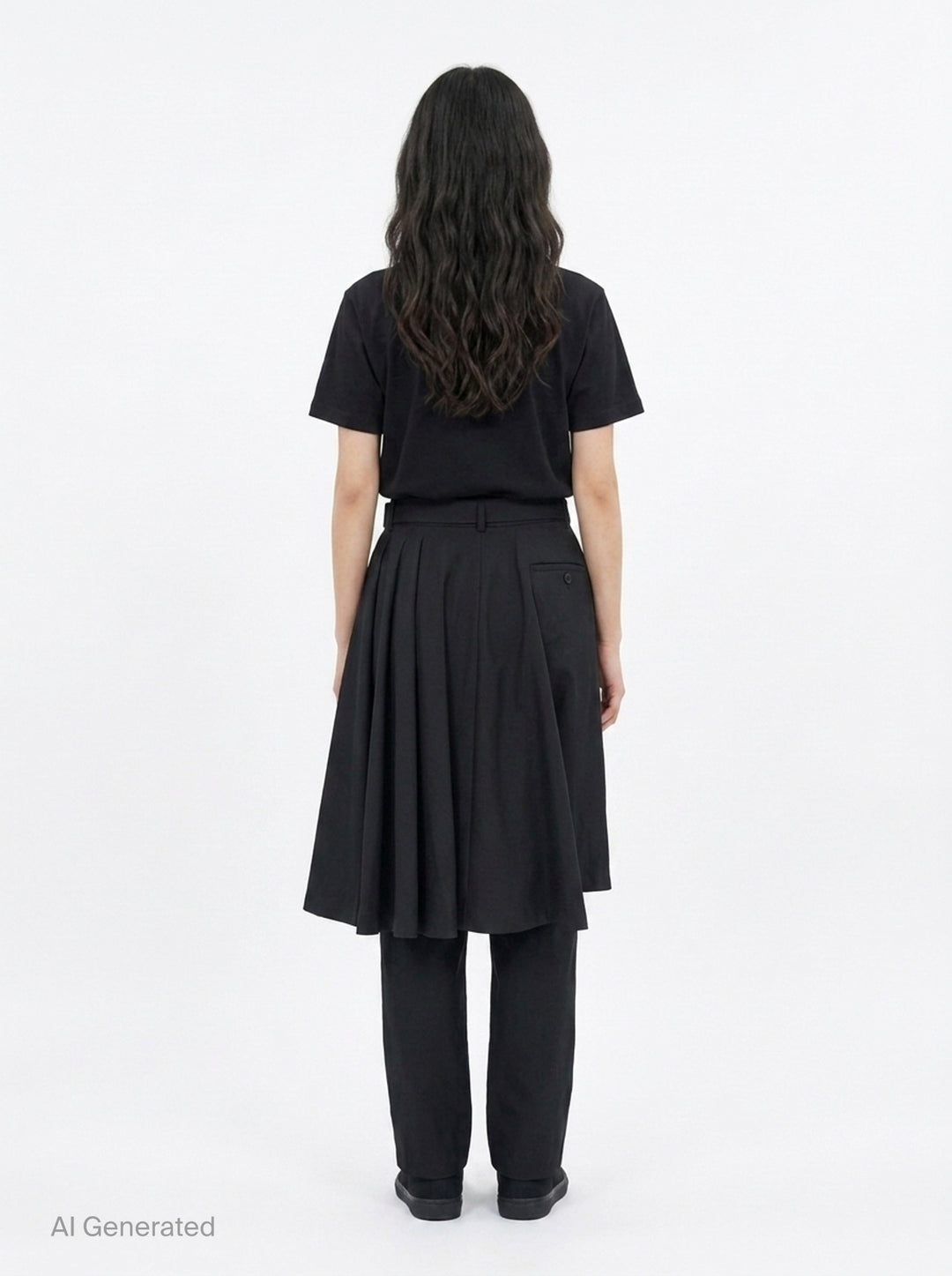 Suiting Skirt-Overlay Pants | sacai | Club21 - back