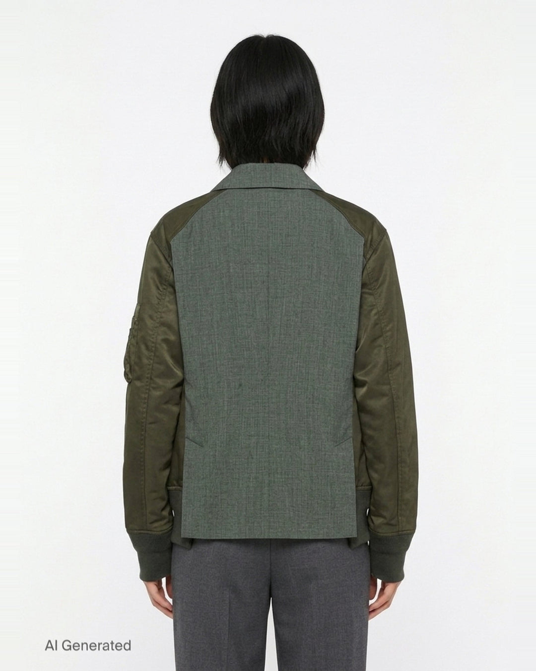 Suiting x Nylon Twill Jacket | sacai | Club21 - back