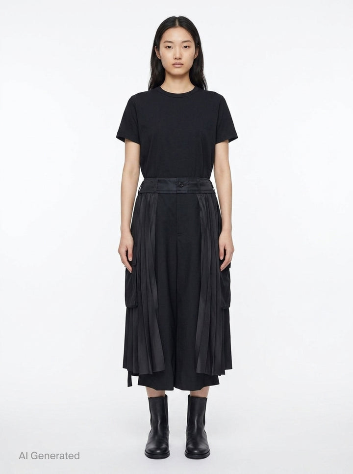Suiting x Nylon Twill Pants | sacai | Club21 - front