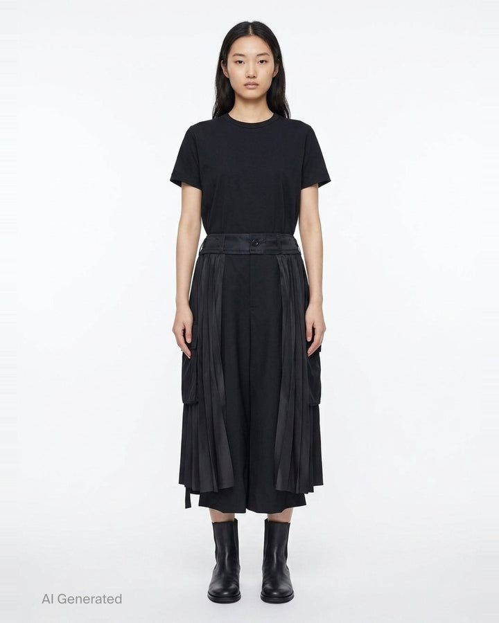 Suiting x Nylon Twill Pants | sacai | Club21 - front