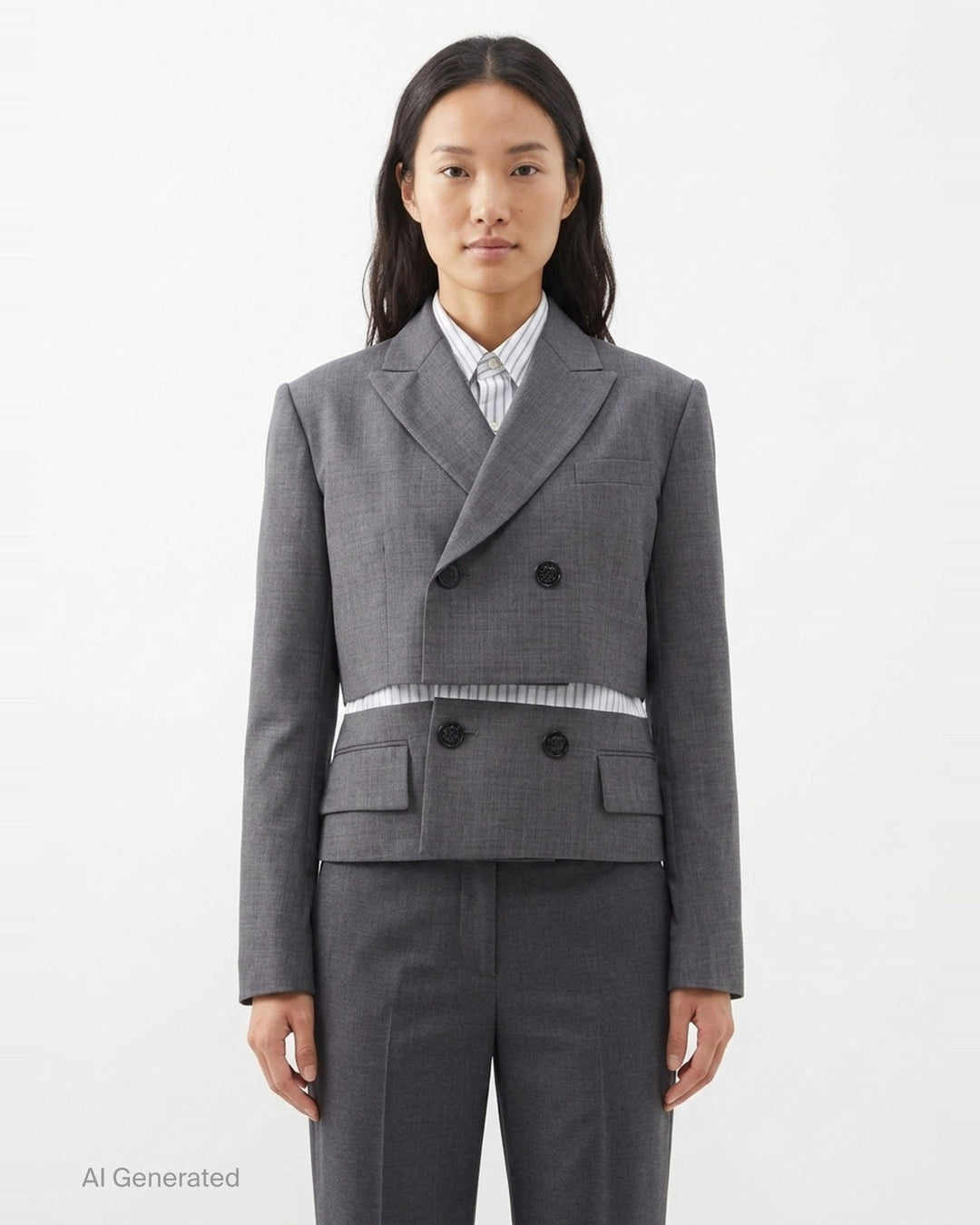 Suiting x Poplin Jacket | sacai | Club21 - front