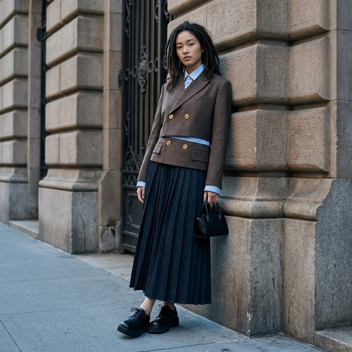Suiting x Poplin Jacket | sacai | Club21 - lifestyle