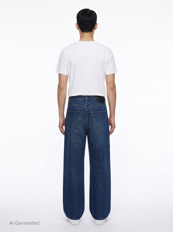 Wide Leg Denim Pants | sacai | Club21 - back